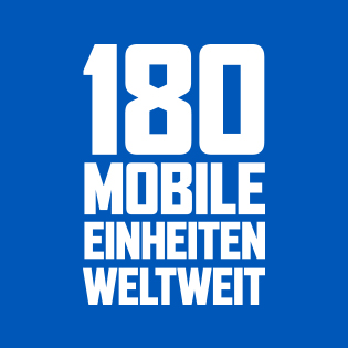 180 mobile Einheiten weltweit