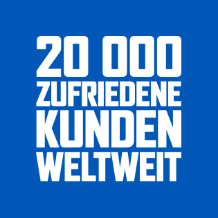 20 000 zufriedene Kunden weltweit