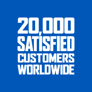 20000 statisfied customers worldwide