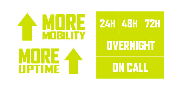 More mobility less downtime