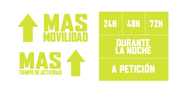 Más movilidad menos tiempo de inactividad