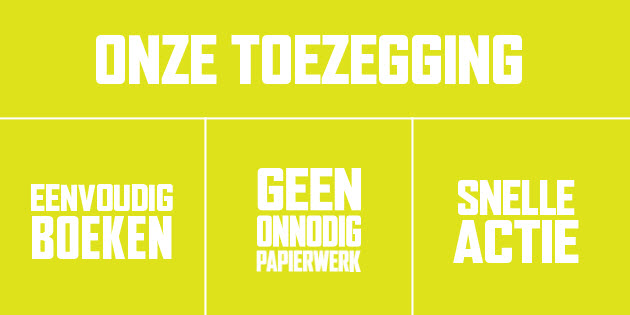 onze toezegging