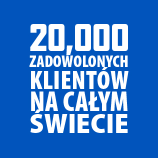 20 000 zadowolonych klientów na całym świecie